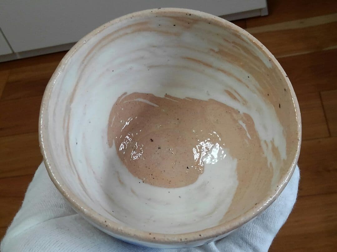 ♥美濃焼　小木曽 教彦　茶碗　刷毛目