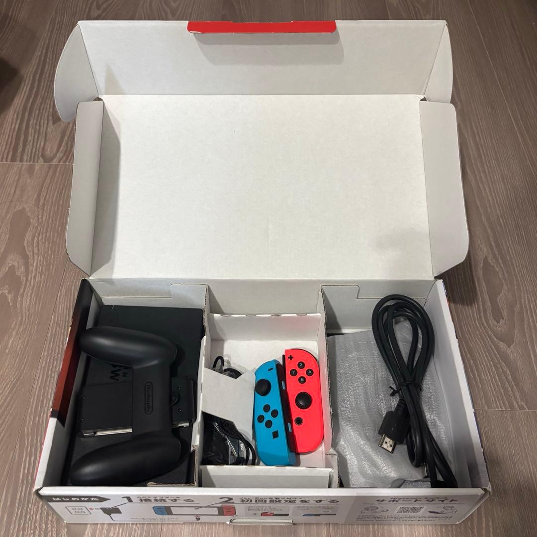 【美品】Nintendo Switch 本体セット（箱あり）動作確認済み