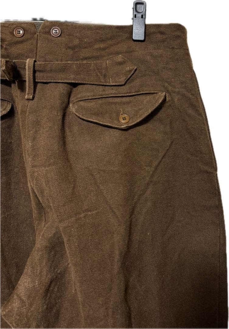 comoli ヘンプダック　パンツ