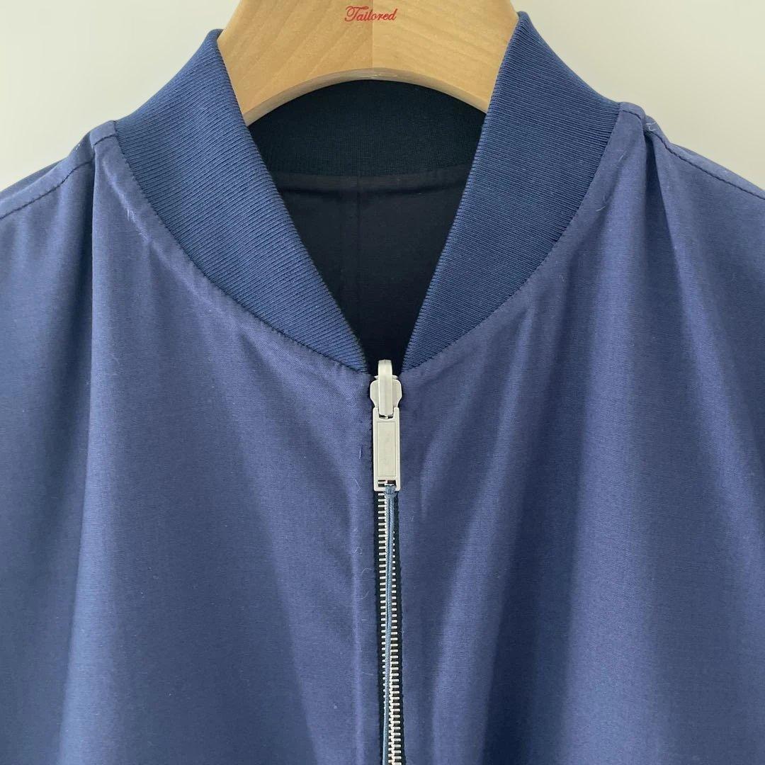 【未使用、値下げ】LARDINI ネイビー　ウール　ジャケット　ブルゾン