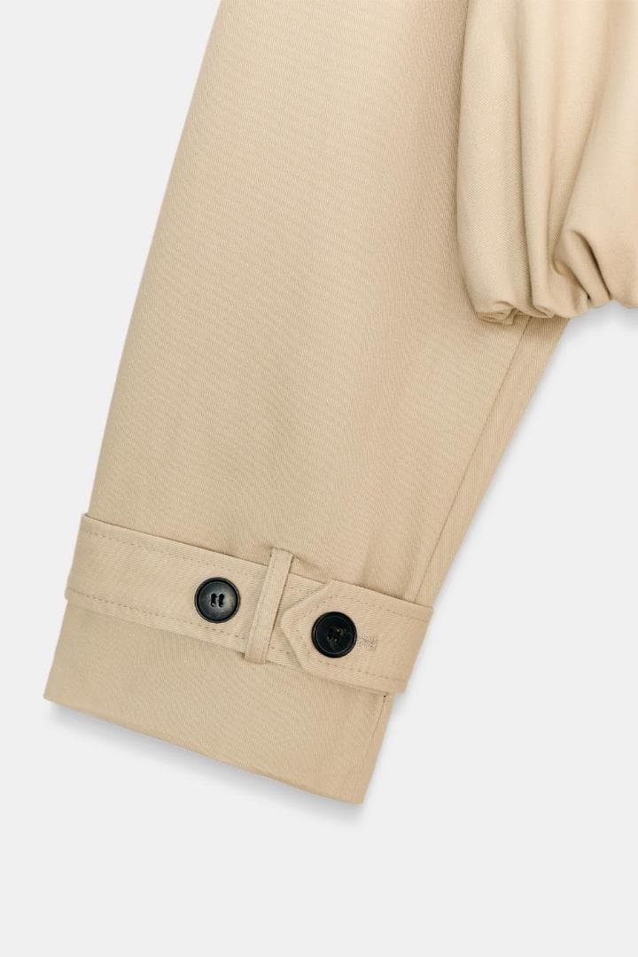 ZARA ショートバルーントレンチコート　XS