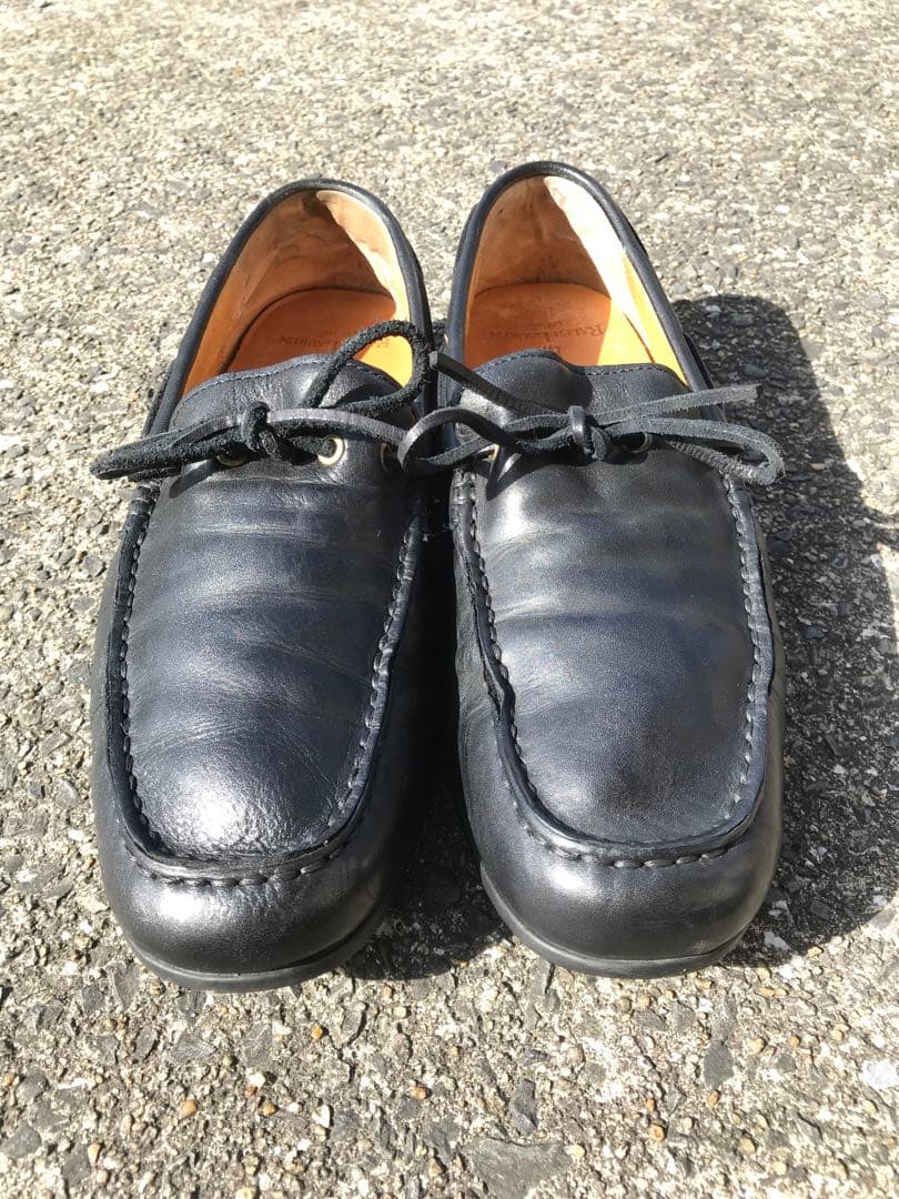 Polo Ralph Lauren デッキシューズ　モカシン　黒　27cm