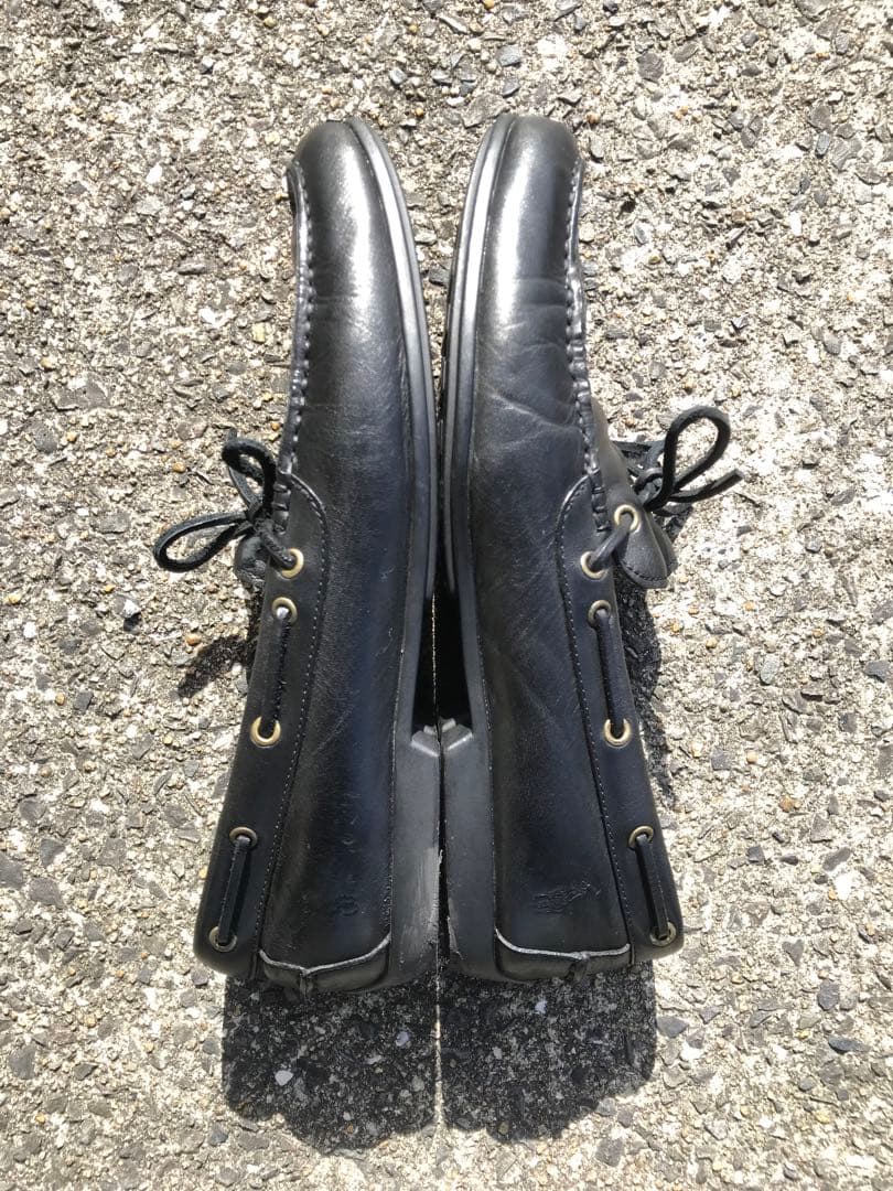 Polo Ralph Lauren デッキシューズ　モカシン　黒　27cm