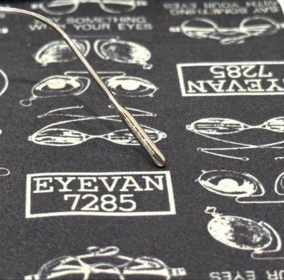 【極美品】正規品完売モデル EYEVAN7285 762 カーキ グレーレンズ