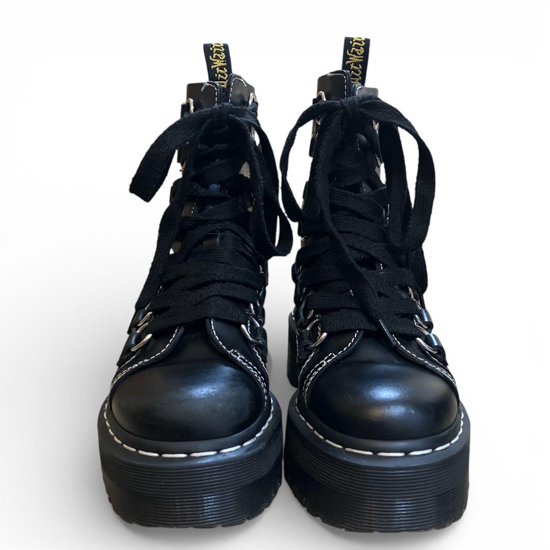 Dr.Martens JADON XL 8ホール UK3 ブーツ レア黒 厚底