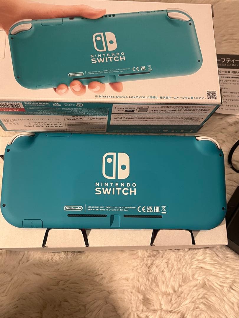 Nintendo Switch Lite ターコイズ 本体☆スプラトゥーン付き
