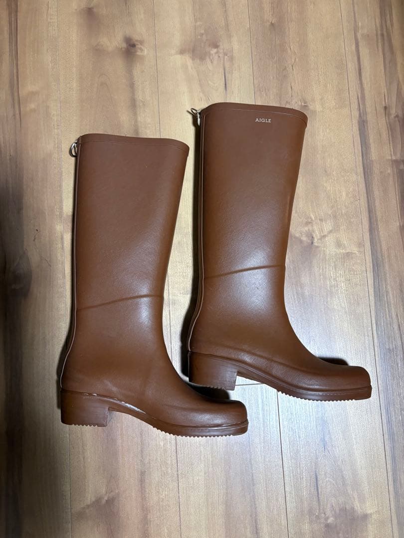 ロングブーツ　レインブーツ　AIGLE