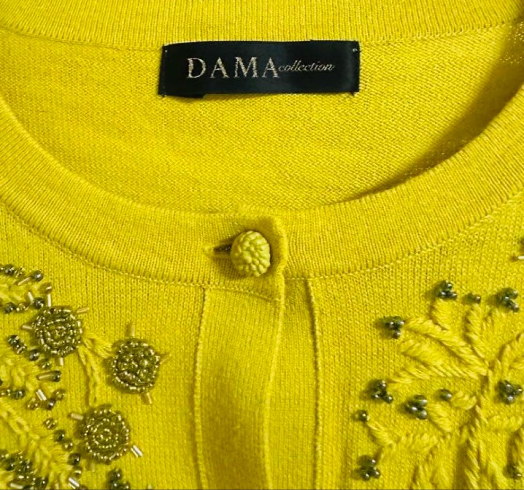 【セール中】DAMA collection ビーズ刺繍カーディガン