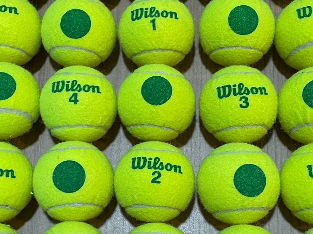 未使用に近い　即日発送　中古硬式テニス グリーンボール40球