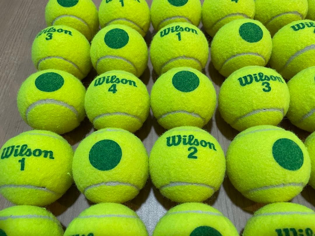 未使用に近い　即日発送　中古硬式テニス グリーンボール40球