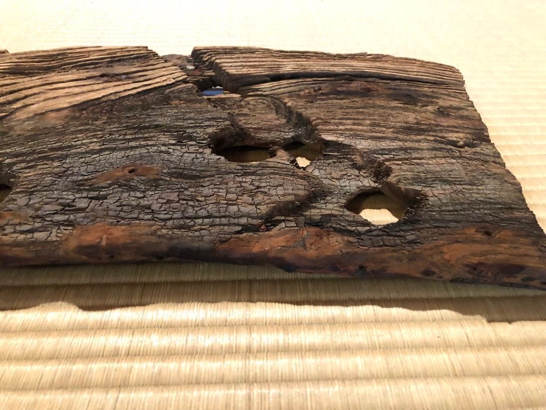 明治～昭和時代　水車板　敷板　花台　アンティーク　骨董品