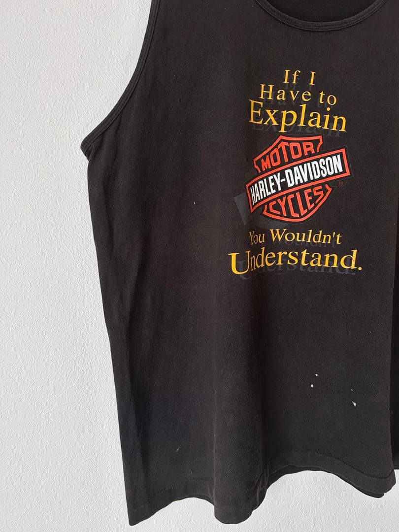 HARLEY DAVIDSON タンクトップ　両面プリント　90's USA製