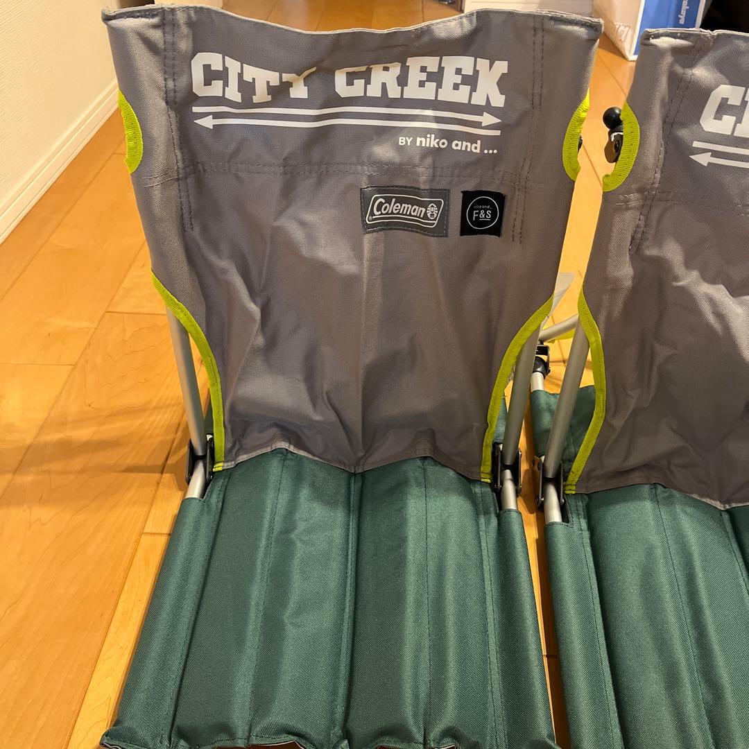 コールマン　ニコアンド　キャンプ　CITY CREEK グランドチェア