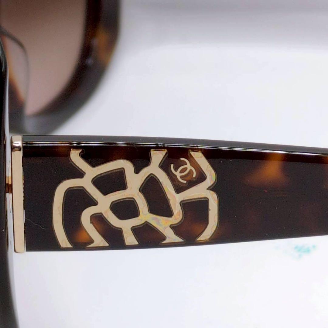 CHANEL シャネル　サングラス　ココマーク　カメリアバタフライ　べっ甲　箱