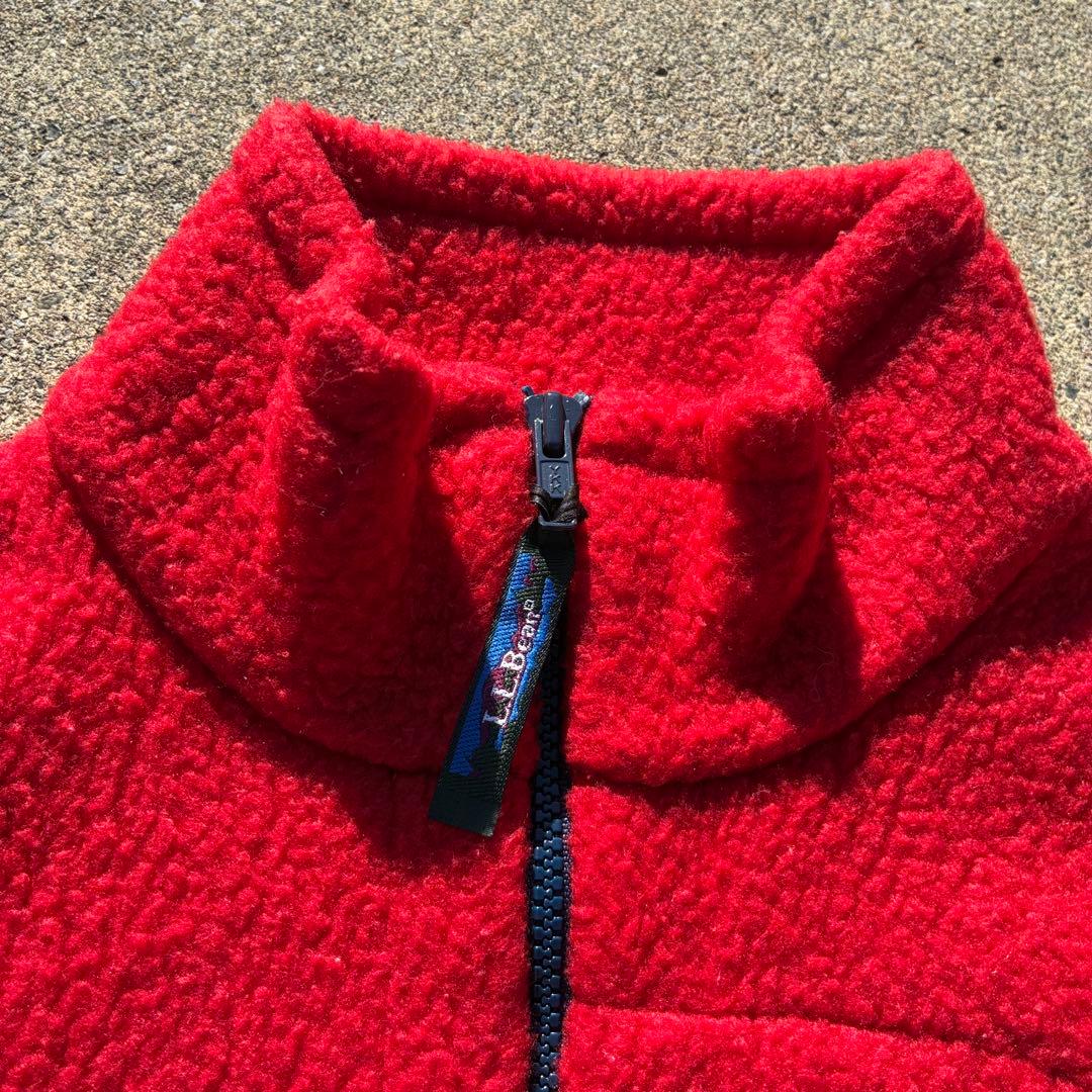 トップス 80s90s vintage LLBEAN simple fleece vest
