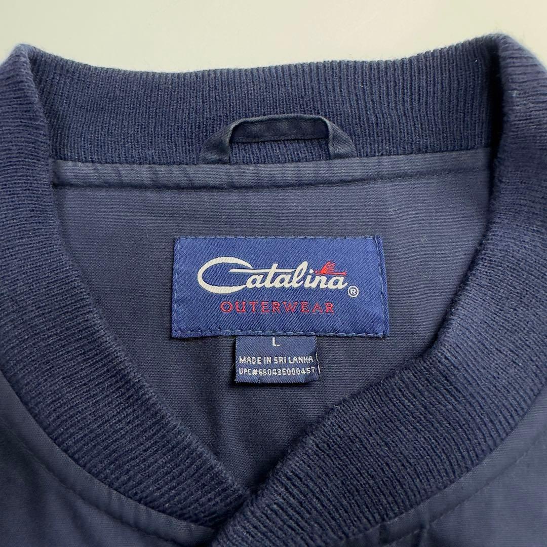 Catalina カタリナ カップショルダー ダービージャケット ネイビー L