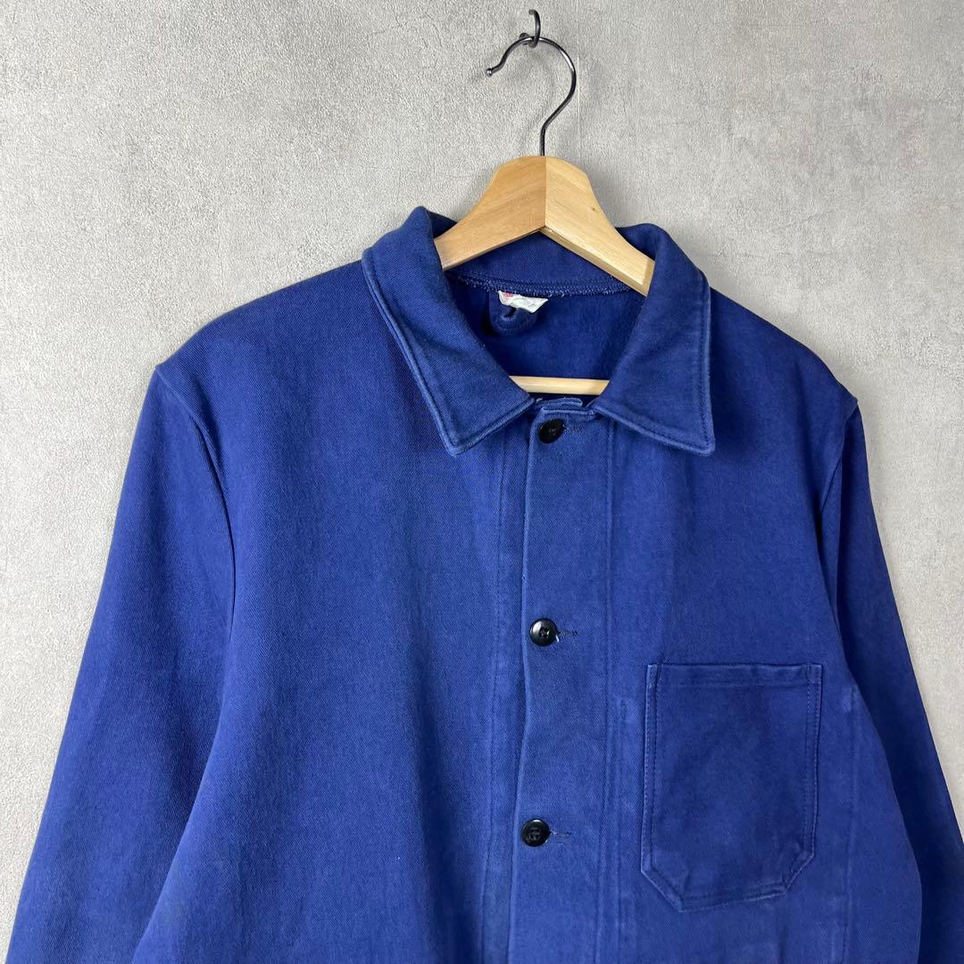 70s ワークジャケット カバーオール ドイツ モールスキン vintage