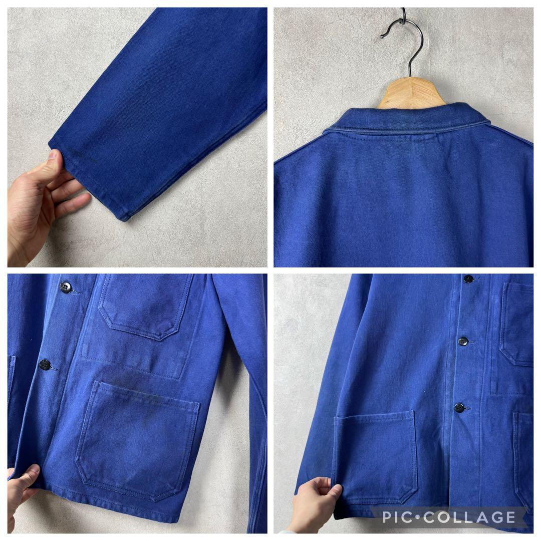 70s ワークジャケット カバーオール ドイツ モールスキン vintage