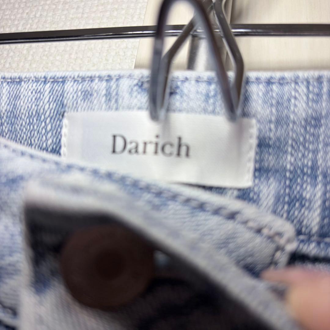 ♡ ダーリッチ Darich ♡ ピコレースハイウエストフレアデニム XS