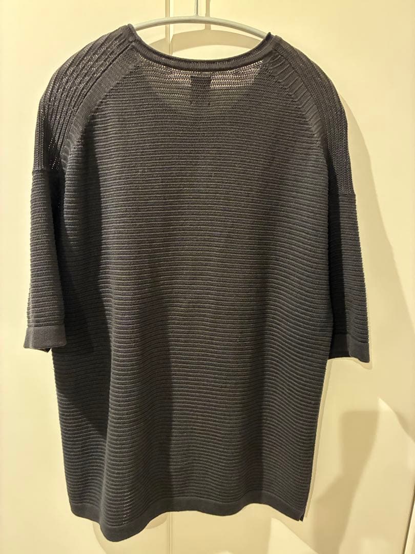 BATONER ニットtシャツ black