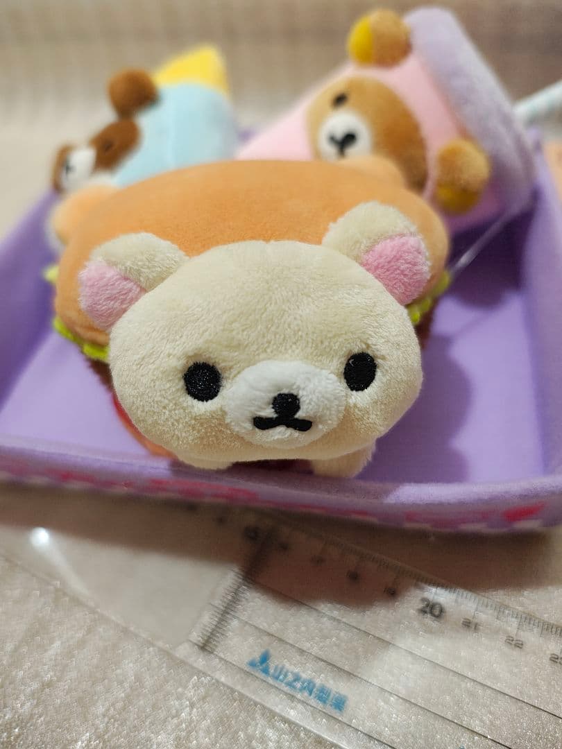 リラックマ　ハンバーガー　ぬいぐるみセット