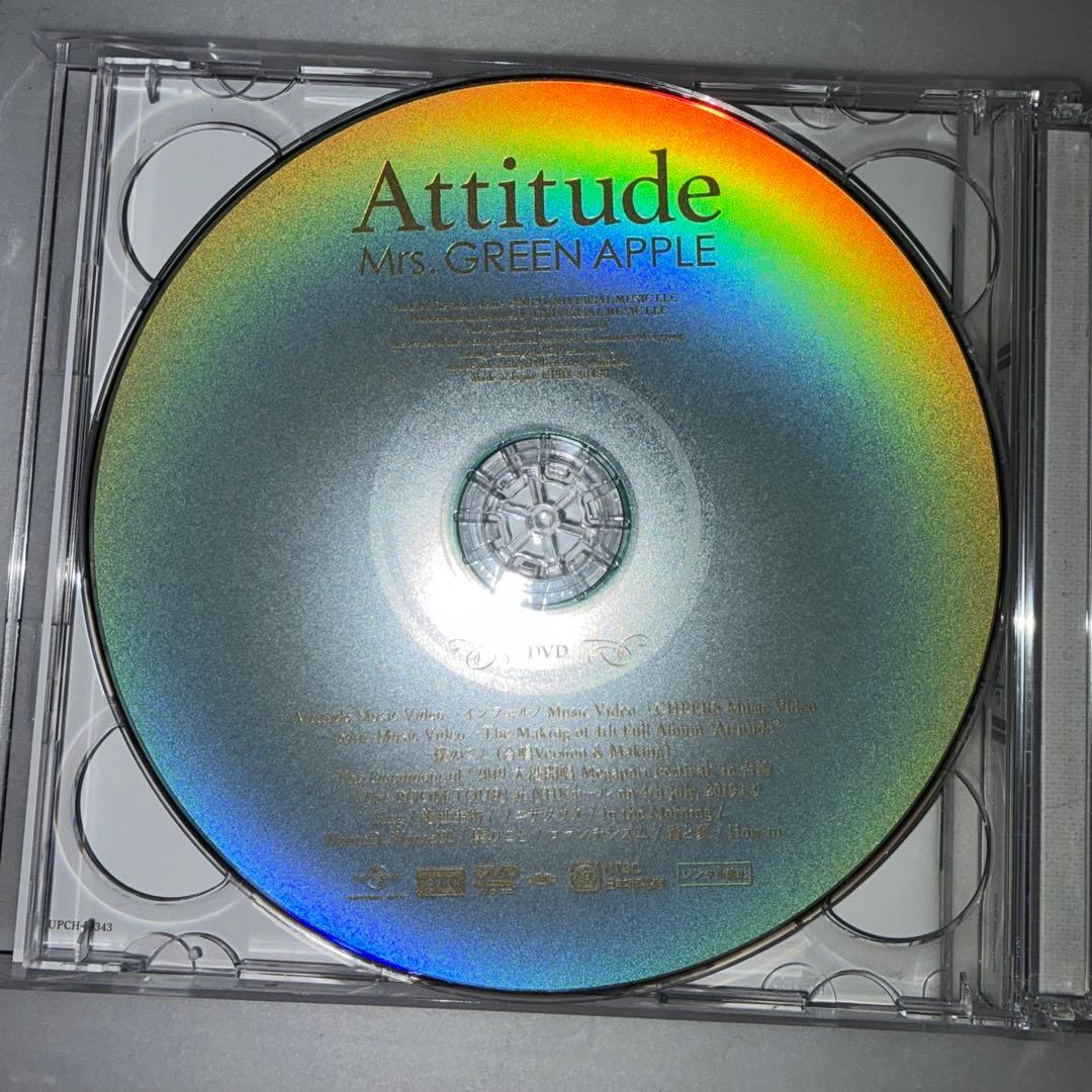 Mrs. GREEN APPLE Attitude 初回限定盤　おまけつき