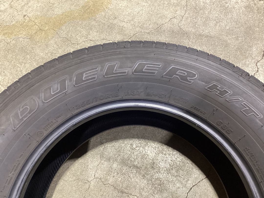 激安 255/70R17 ブリヂストン デューラー サマータイヤ 4本 送料込み
