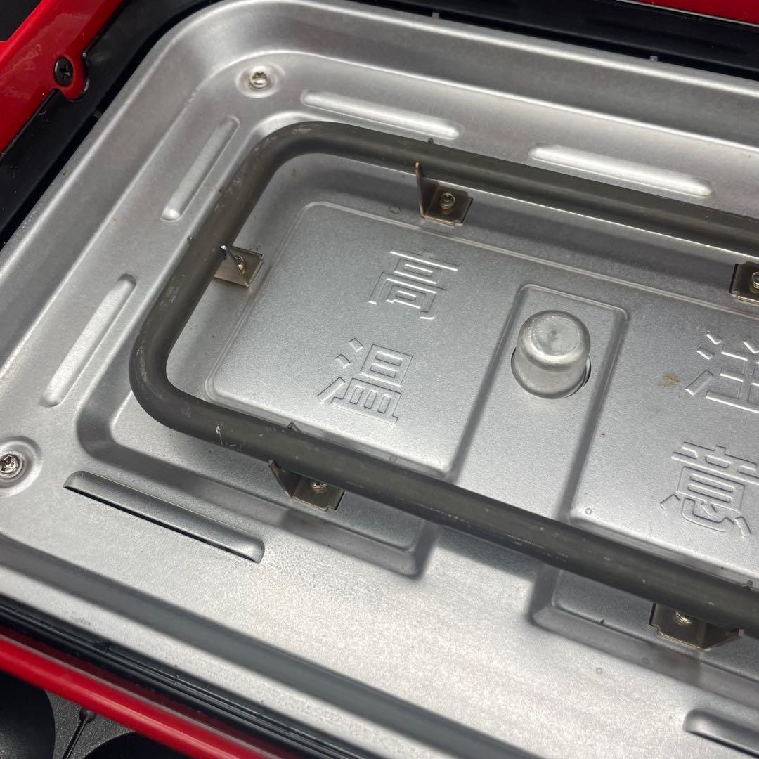 ◯BRUNO コンパクトホットプレート 3枚プレートセット レッド