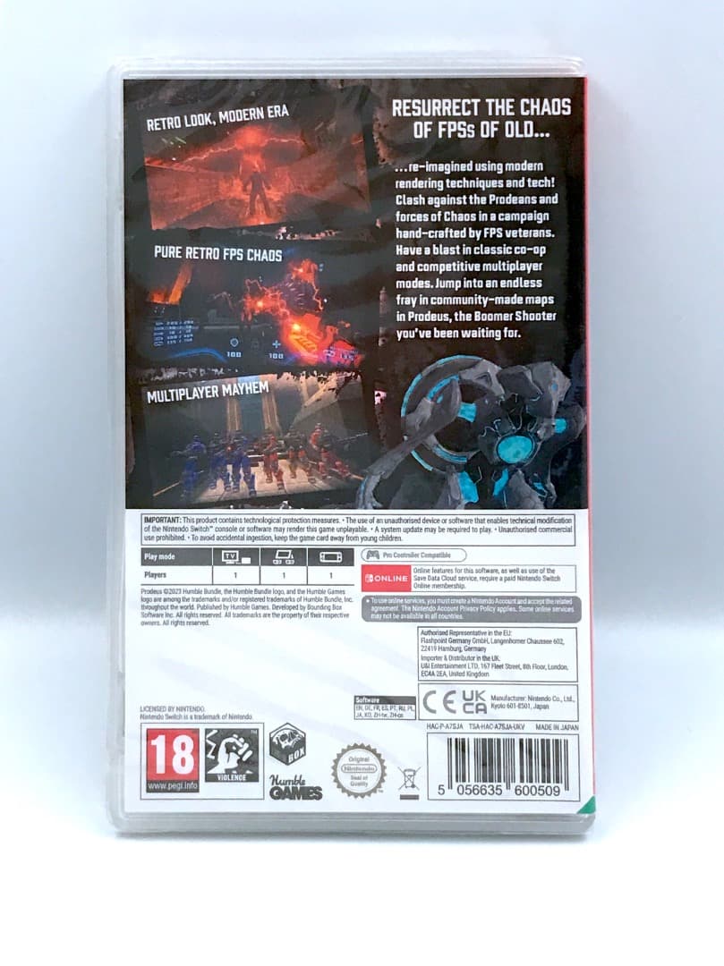 Prodeus Nintendo Switch 新品未開封 欧州版