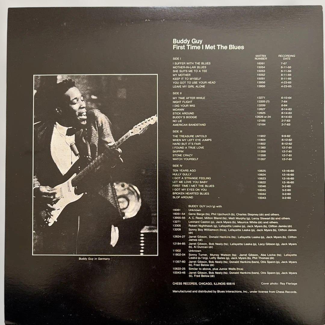 洋楽 First Time I Met The Blues. Buddy Guy