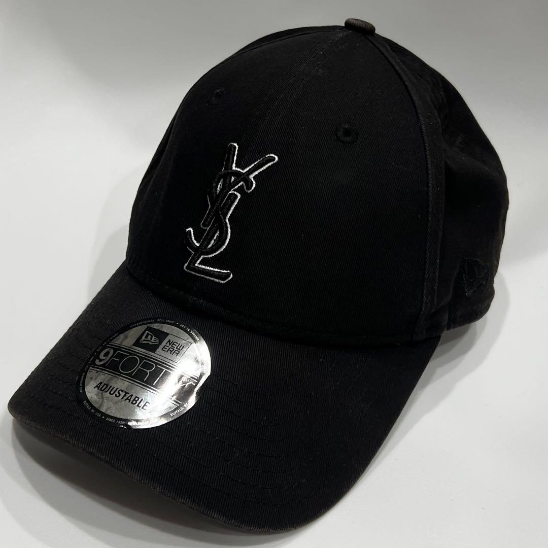 SAINT LAURENT PARIS ×NEW ERA YSL ロゴ　キャップ