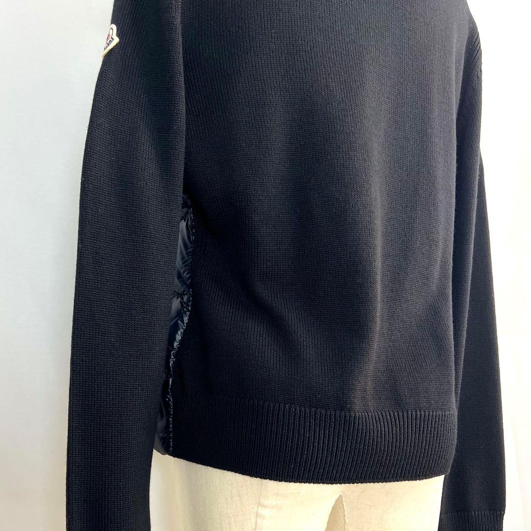 『未使用級』MONCLER CARDIGAN ニット切替 ダウンジャケット