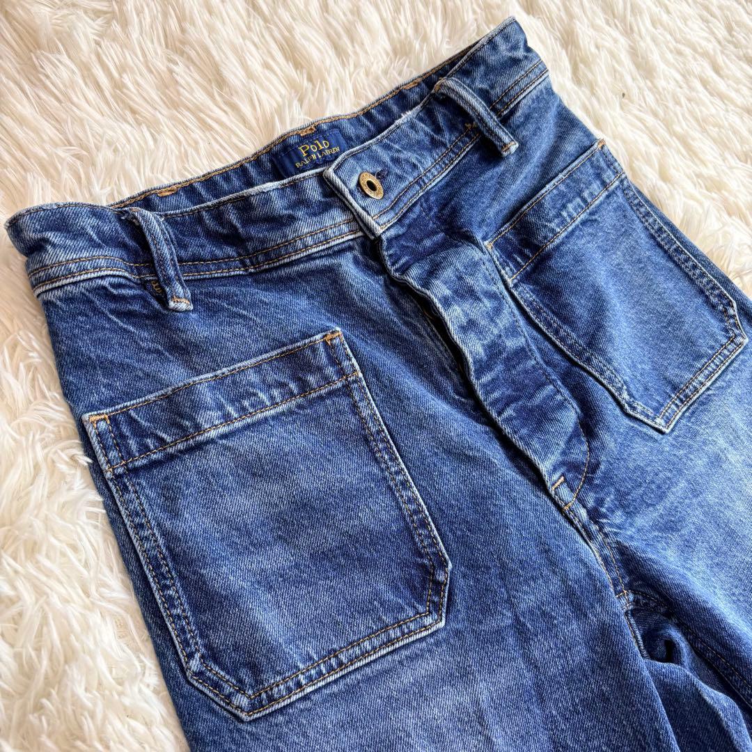 polo ralph lauren ワイド　デニム　パンツ　ストレッチ　25