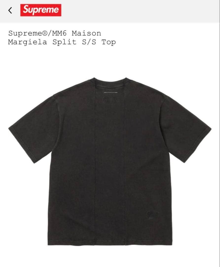 Supreme/MM6 2026春夏 コラボT