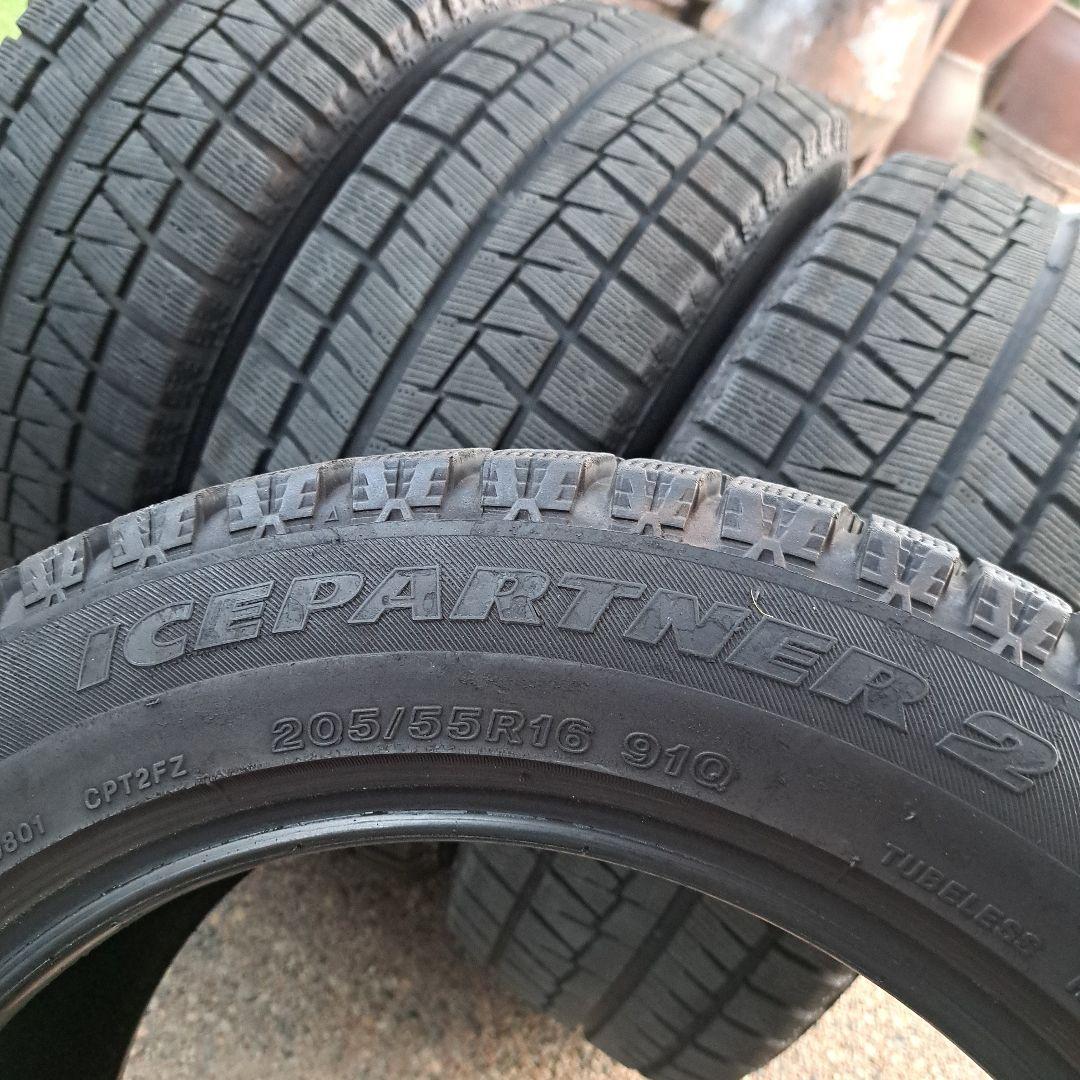 千葉哲也★BS★アイスパートナー2★205/55R16★2本送料込み★