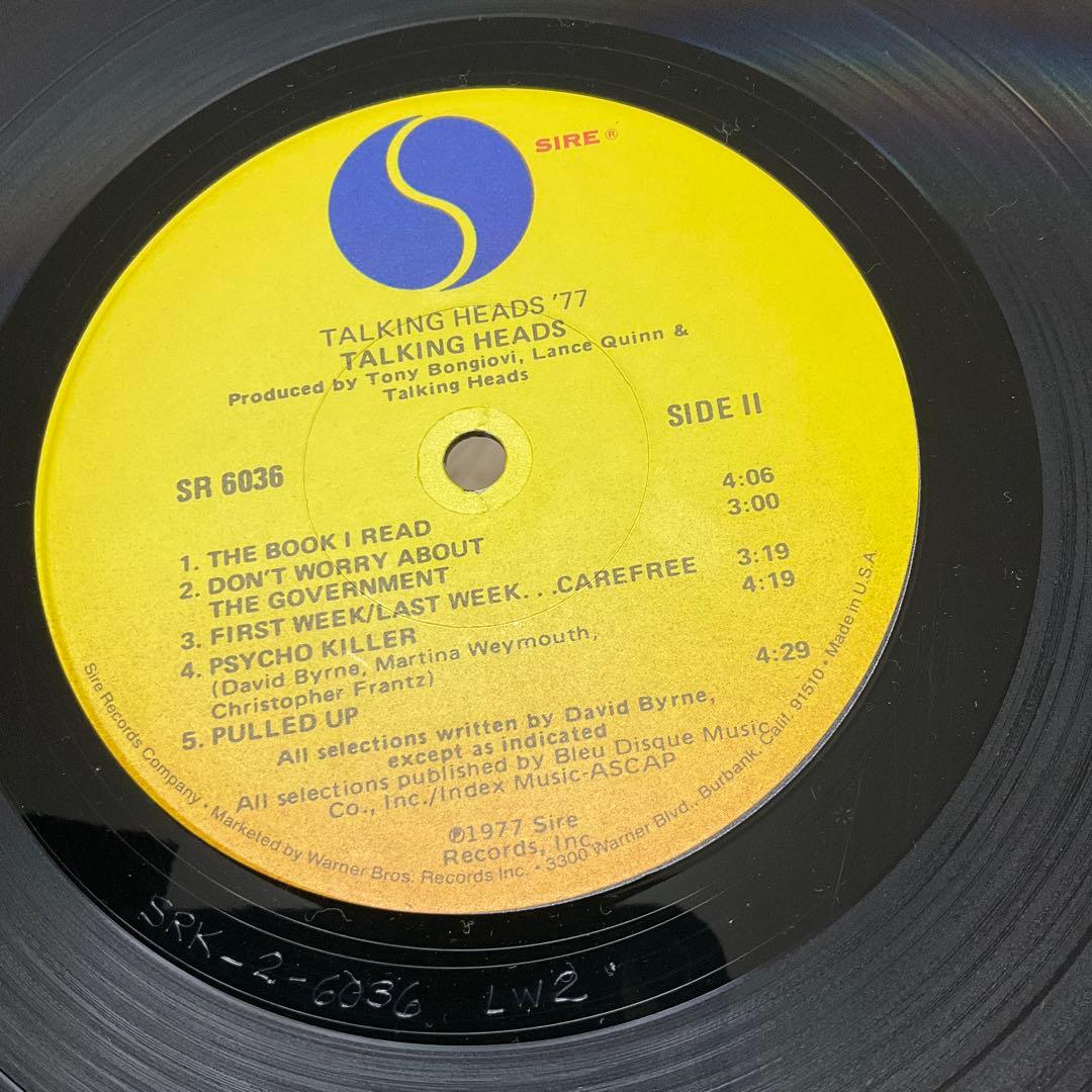 TALKING HEADS 77 トーキングヘッズ　米盤レコード
