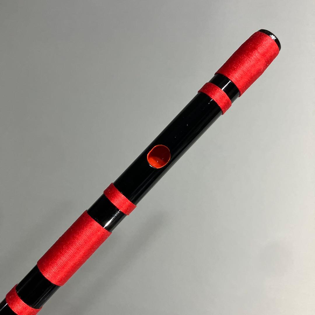 神楽笛（古典調篠笛、囃子笛）　 MRK-77　石見地方　和楽器　竹笛 　総巻