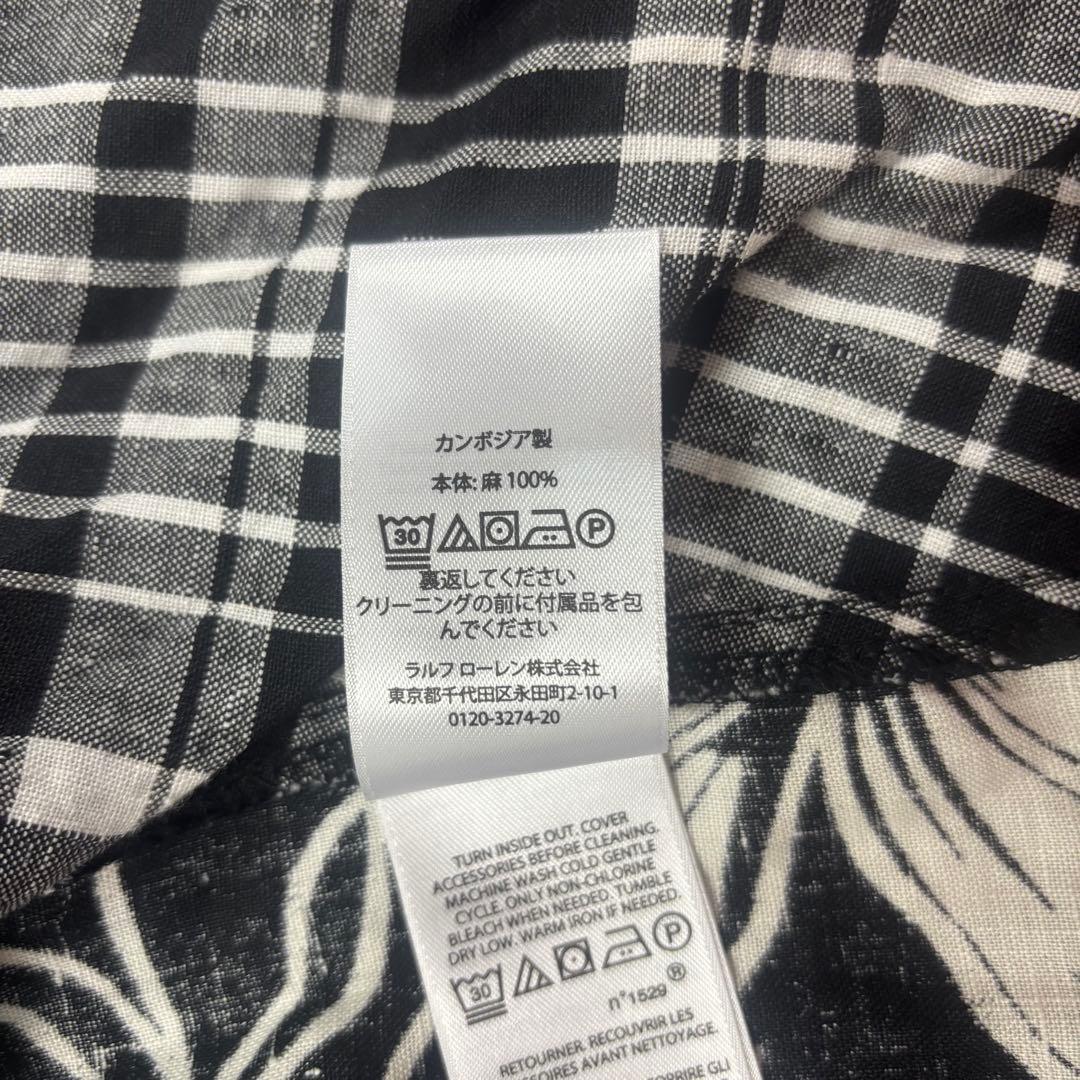 【専用】ポロラルフローレン POLO パネルドスカート 花柄 マキシ丈 リネン