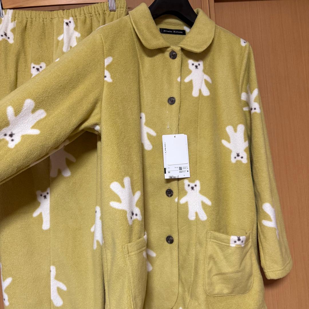 【新品未使用】マタノアツコ　フリースパジャマ上下　Mサイズ