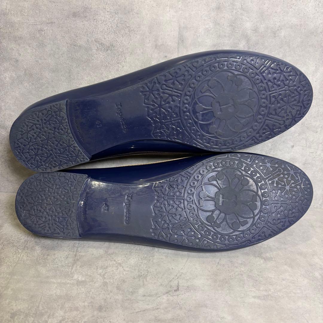 希少サイズ Repetto　レペット　レインシューズ　ネイビー　41