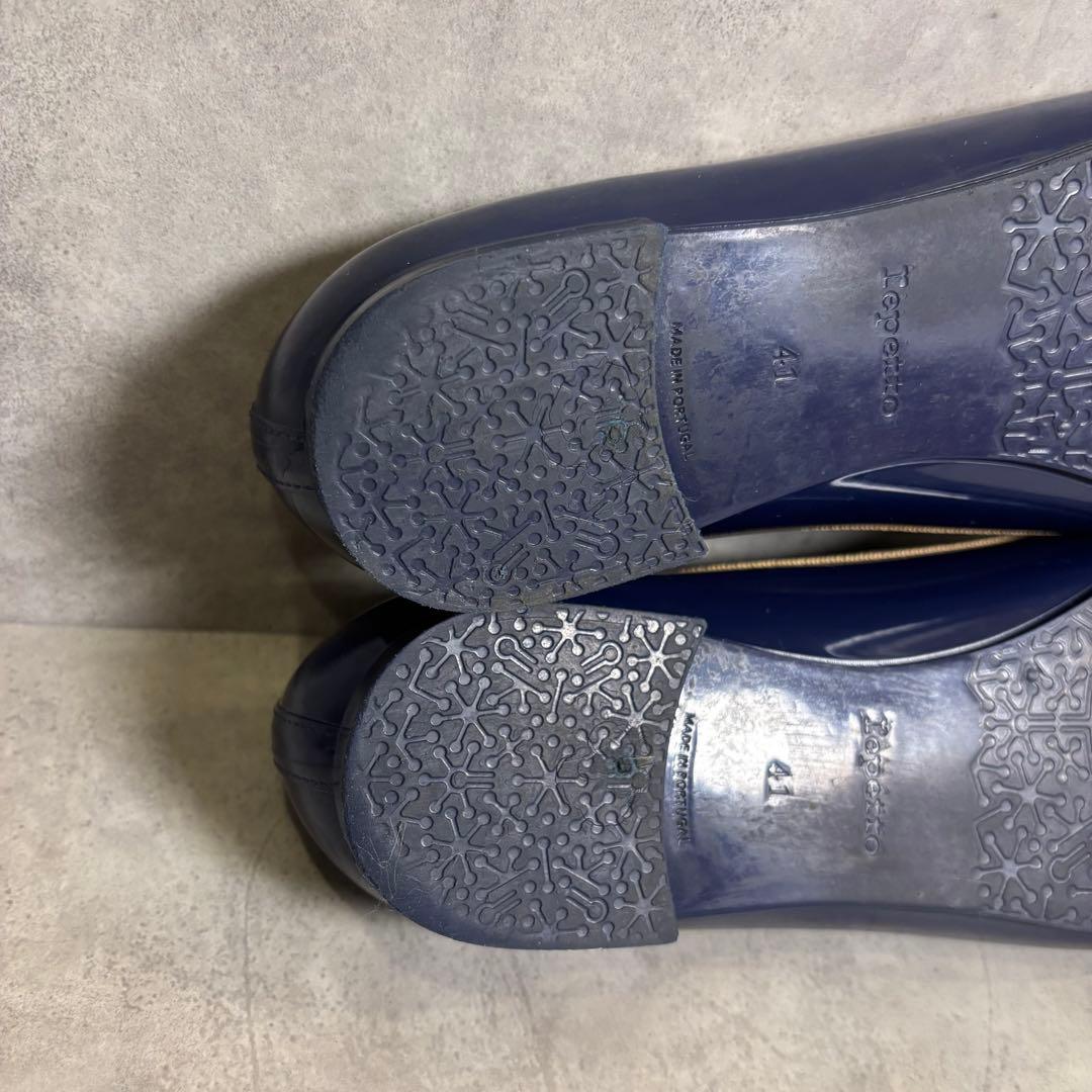 希少サイズ Repetto　レペット　レインシューズ　ネイビー　41