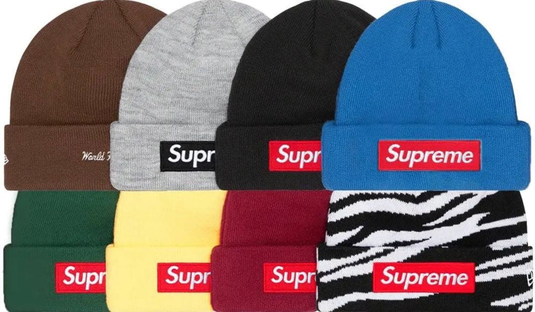 Supreme ニット帽 ダークグリーン 新品未使用