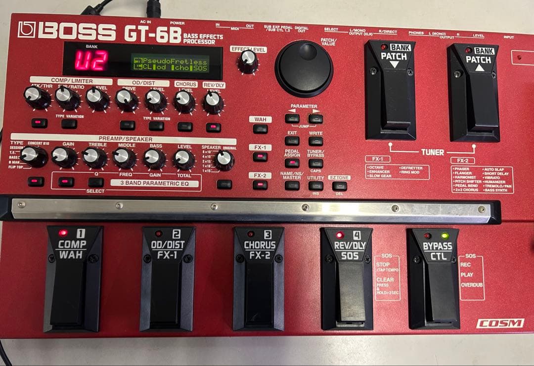 BOSS GT-6B ベース用 マルチエフェクター 本体のみ