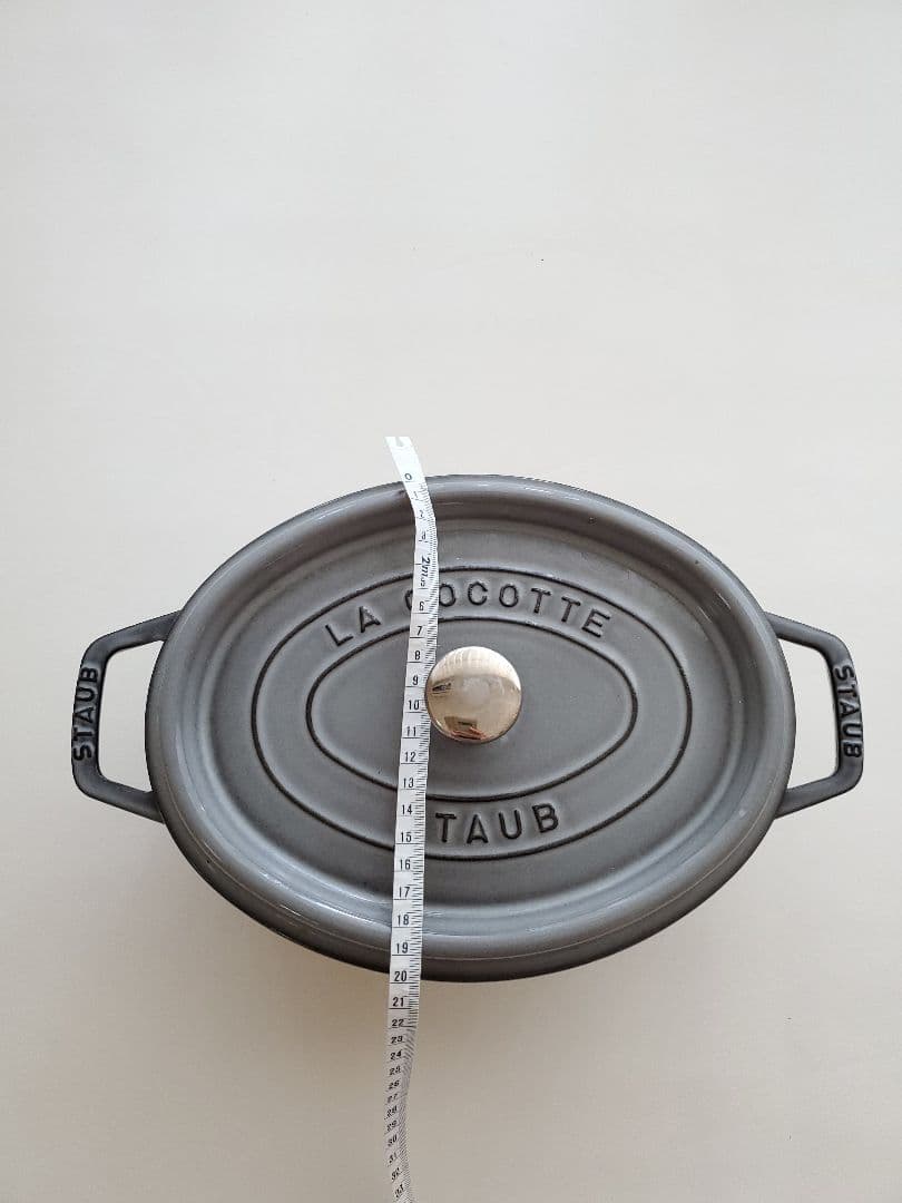 STAUB ストウブ　ピコ・ココット　 オーバル 27　グレー