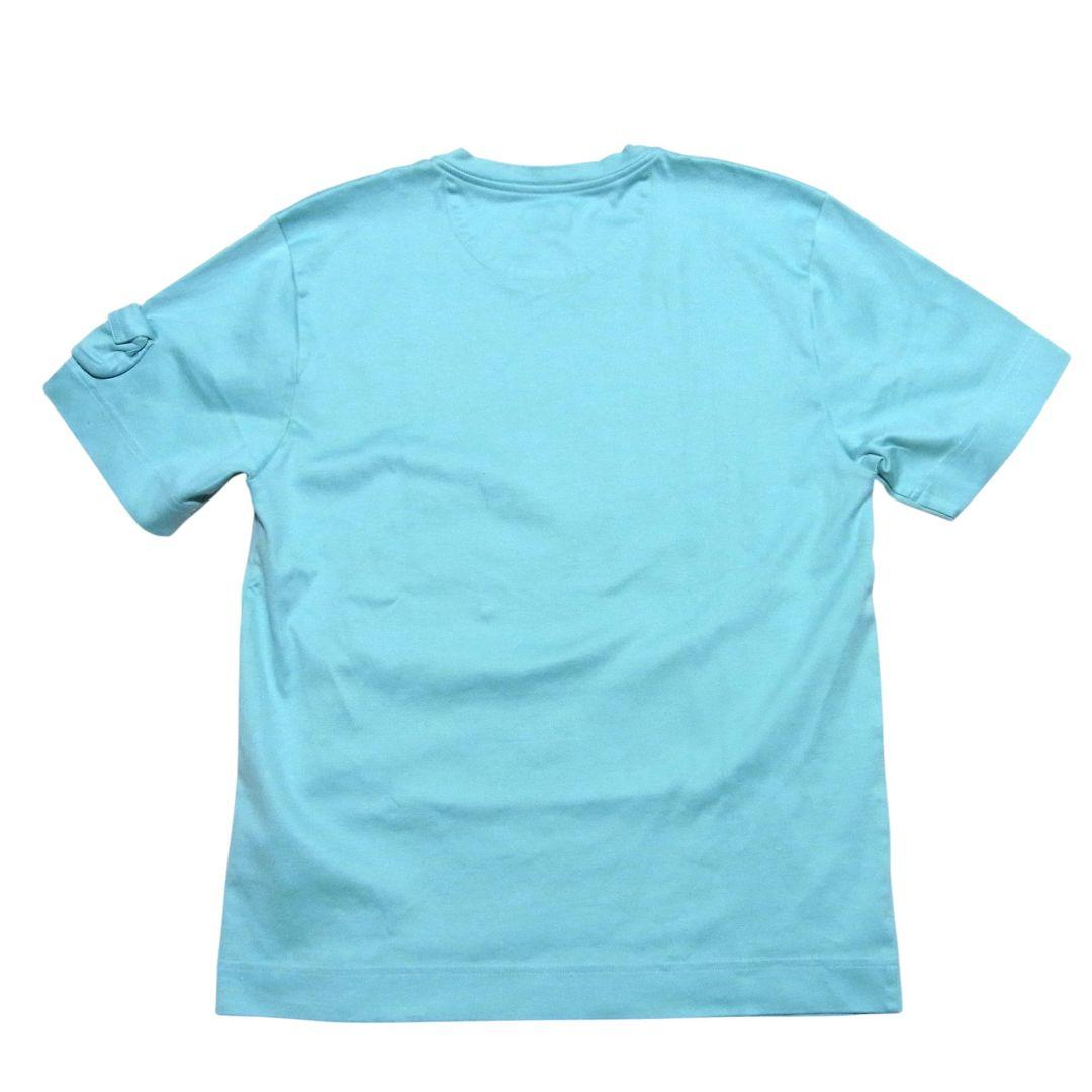 フェンディ 袖ポケット付き Tシャツ ティファニーブルー FY1180 AM77