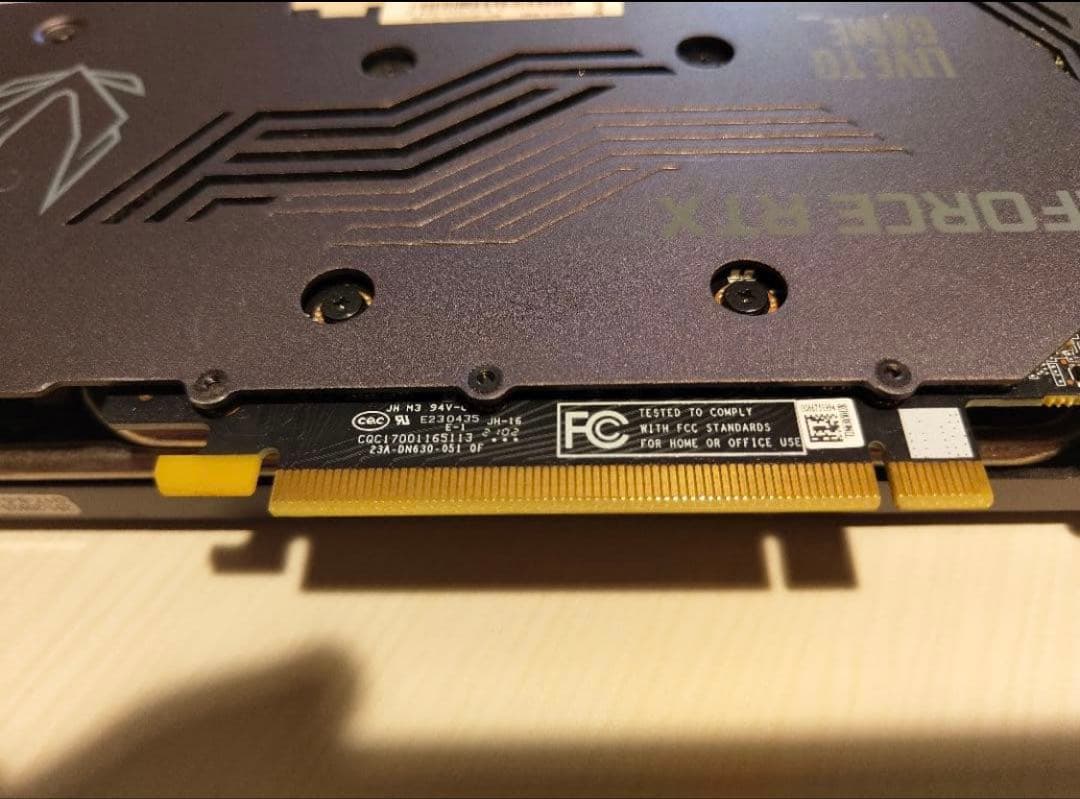 ZOTAC RTX 3060 12GB【キズ・タバコ臭アリ】