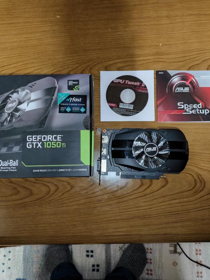 グラフィックボード・グラボ・ビデオカード ASUS GeForce GTX 1050 Ti -4G
