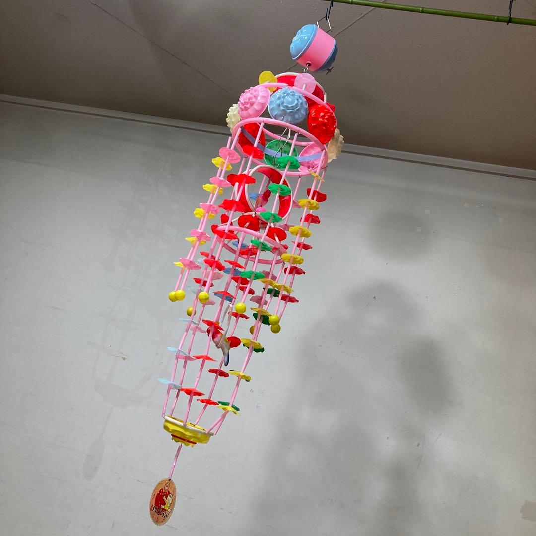 希少 #03 全長100cm メリーゴーランド 吊り下げ セルロイド 昭和レトロ