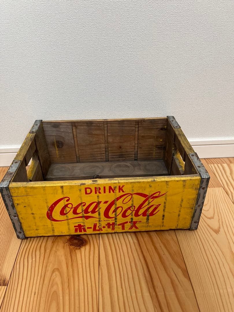 Coca-Cola ホームサイズ2個　木製アンティークボックス