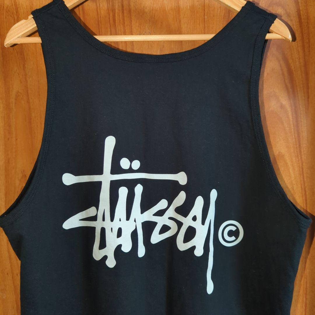 Stüssy ブラック タンクトップ X-LARGE